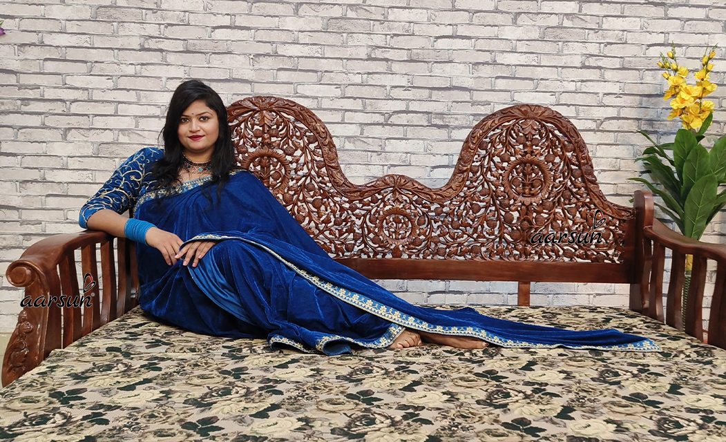 Royal Sofa Cum Bed in Teak Wood view 7