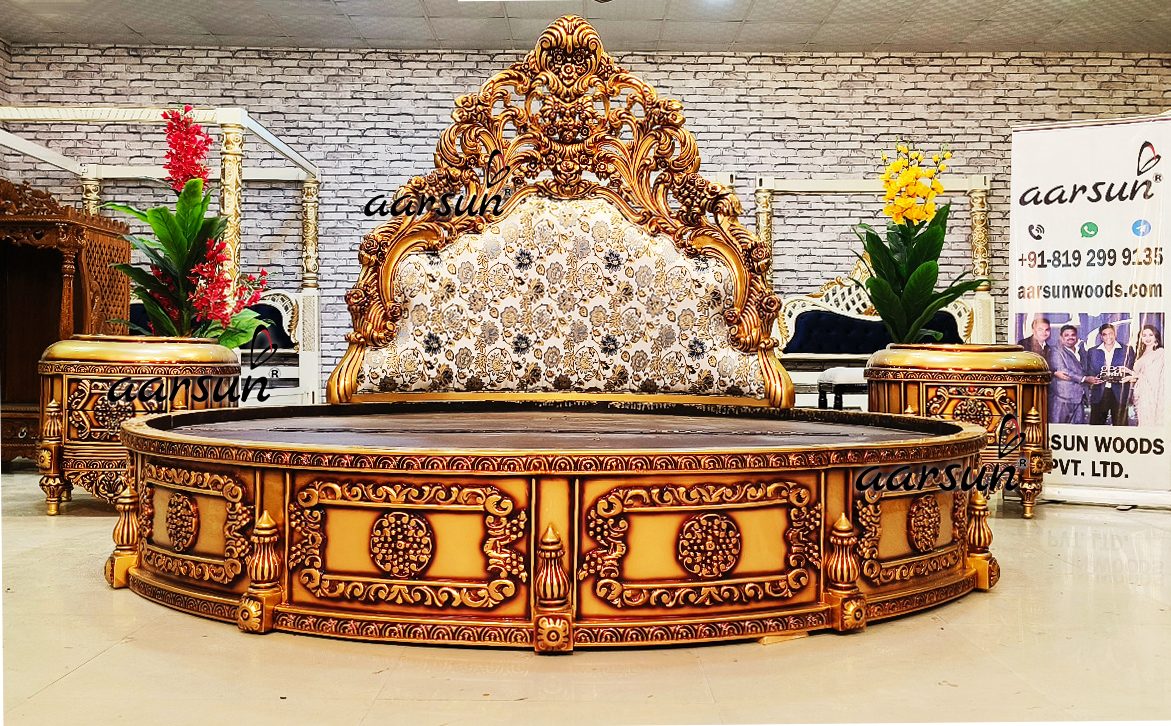 Ultra Luxury Round Bed view 3