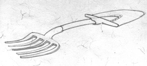 Spade Dungfork.