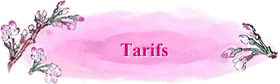 Tarifs