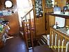 Saloon interior with ladder to Port accommodation.