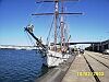 At Victoria Dock before leaving