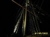 A nice night-time view of the rigging.