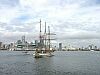 On the Yarra with a view of Melbourne