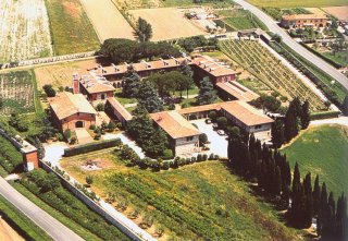 Vista aerea del monastero