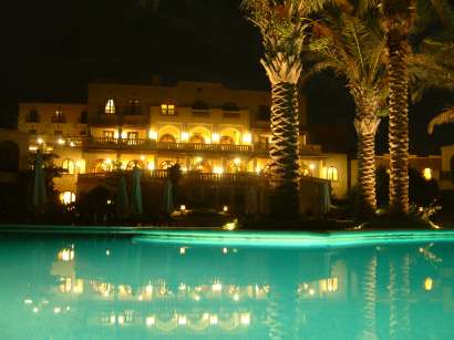Hotel at night