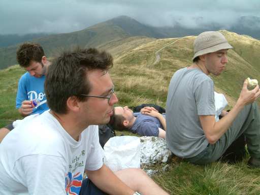 Musing on the various textures and flavours that canbe found in a YHA packed lunch