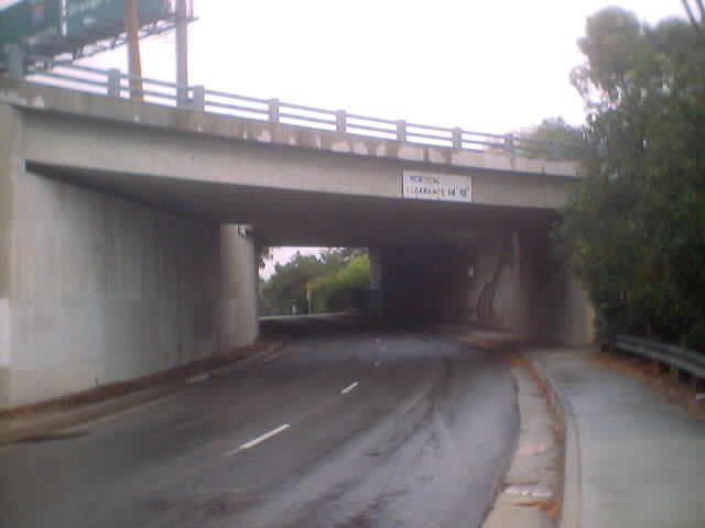 Route 159 went under both the Colorado Bridge and the Ventura Freeway (Route 134).