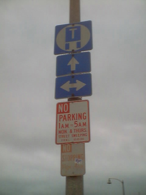 Terminal Access shields on Route 72.