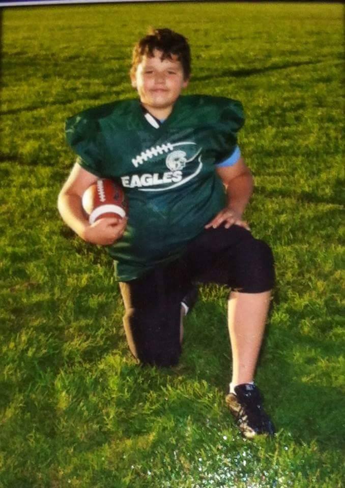 This is my 5th-6th grade Eagles football team picture