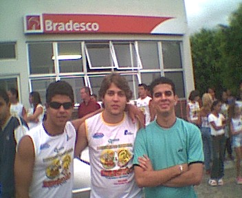 Gilmar, Emanuel e Mateus