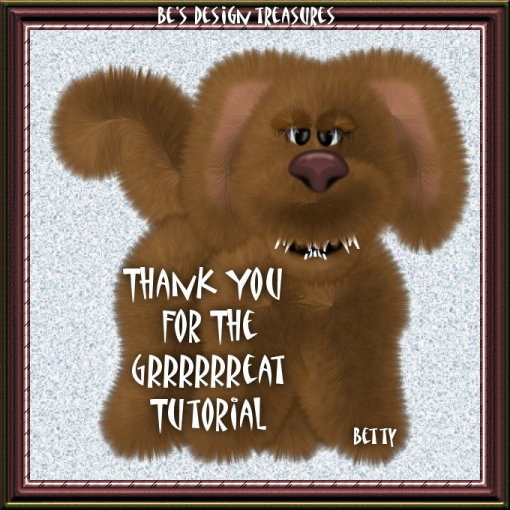 Betty's results!  And I'm still ROFLMAOPMP!  Great job Betty!