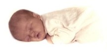 a very skinny baby