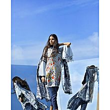 Description: Light Blue 3 Pc Printed Lawn-Unstitched -SS-39-18-Light Blue