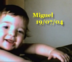 Aqui, com 1 ano de idade!