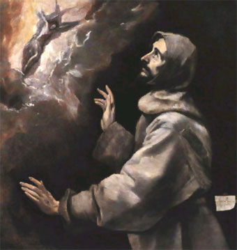 San Francisco de As&iacute;s (&oacute;leo de El Greco)