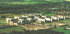 Luftbild der Uni Bielefeld