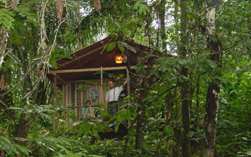 Our Cabana in the jungle