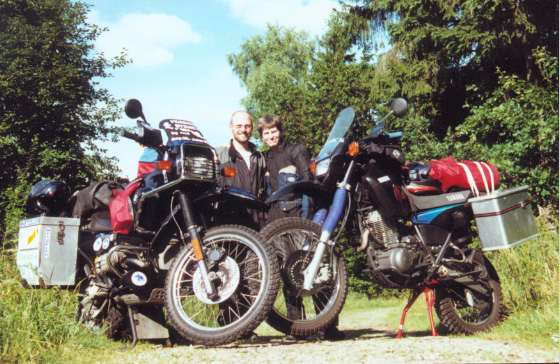 Bikes packed for the first time