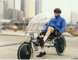 Gordon's Ryan Recumbent bicycle