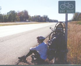 On the road side