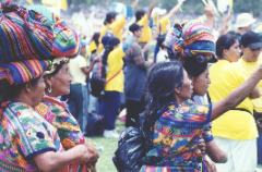 Guatamalan natives on the Pope's visit