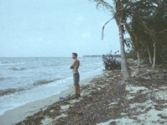 Gord on the beach