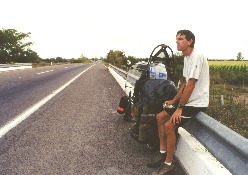 Gord at side of highway