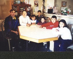 Gord with Mexican family