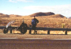 Gord at side of highway