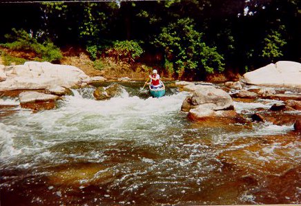 batteau running Balcony Falls