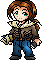 Aline Cedrac(She's holding a Flash Light too!Plus Documents!>XD)