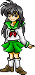 Kagome(runs away from her)XD
