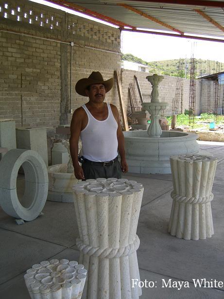 Artesan&iacute;a de cantera verde en Suchilquitongo.