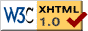 XHTML 1.0 V&aacute;lido!