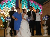 Bride, Groom and both parrents