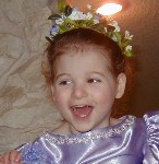 Sammi enjoying the wedding.