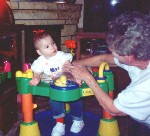 great grandma and me