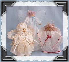 angel clothespin dolls