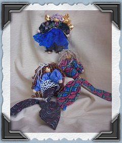fairy and mermaids clothespin dolls