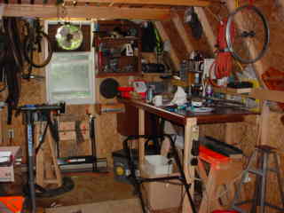 The shed.