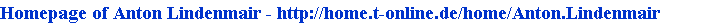 Homepage of Anton Lindenmair