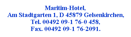 Maritim, Gelsenkirchen