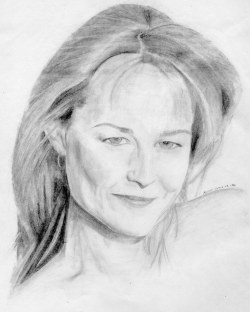 Sketch of Helen Hunt