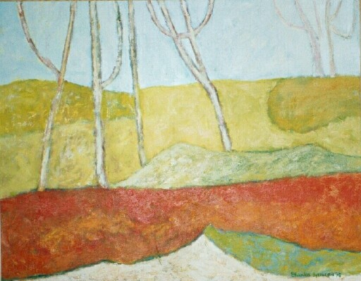 trees, 70x100 cm