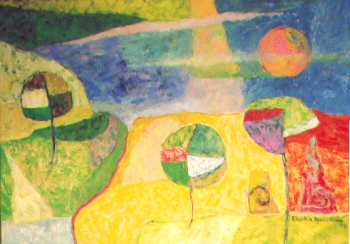 Three trees, 60x80 cm