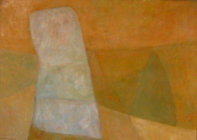 White menhir, 70x100 cm