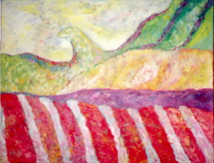Gordes en Luberon, 70x100 cm