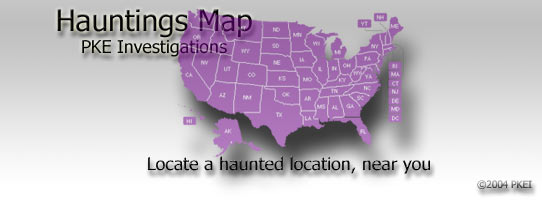 Ghost Hunting, Haunted Locations Map