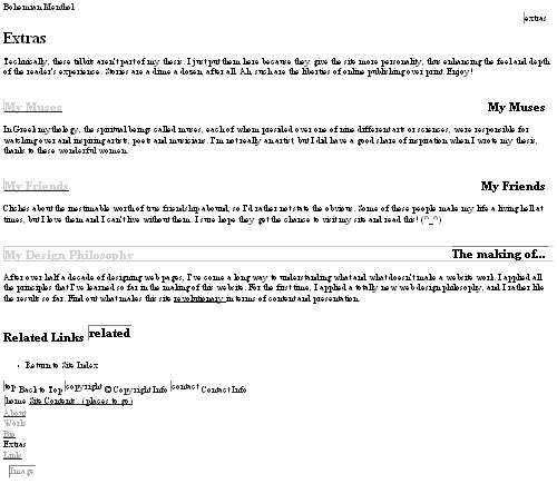 my site on a lame browser